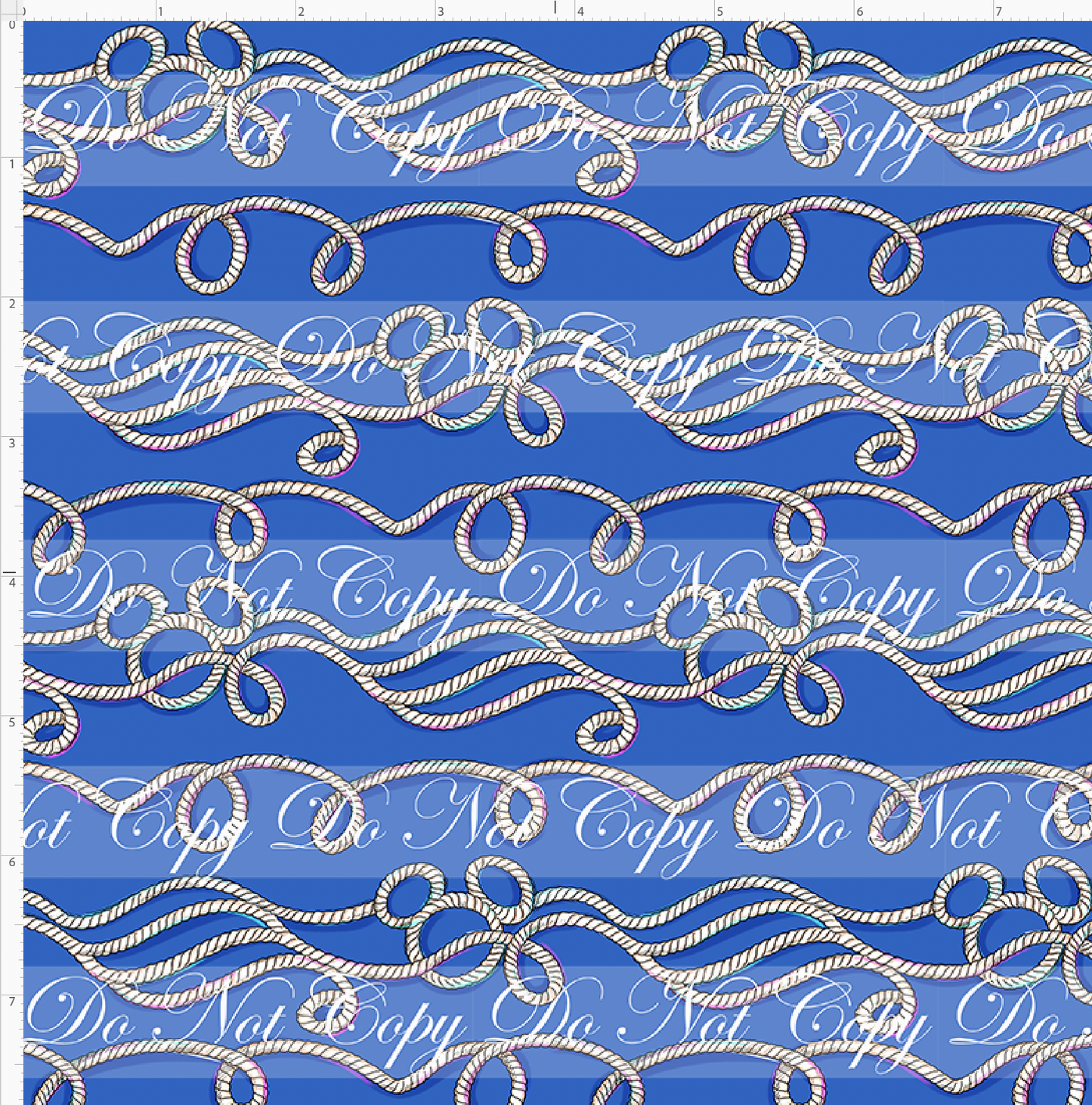 Set Sail - Ropes - Blue - small scale