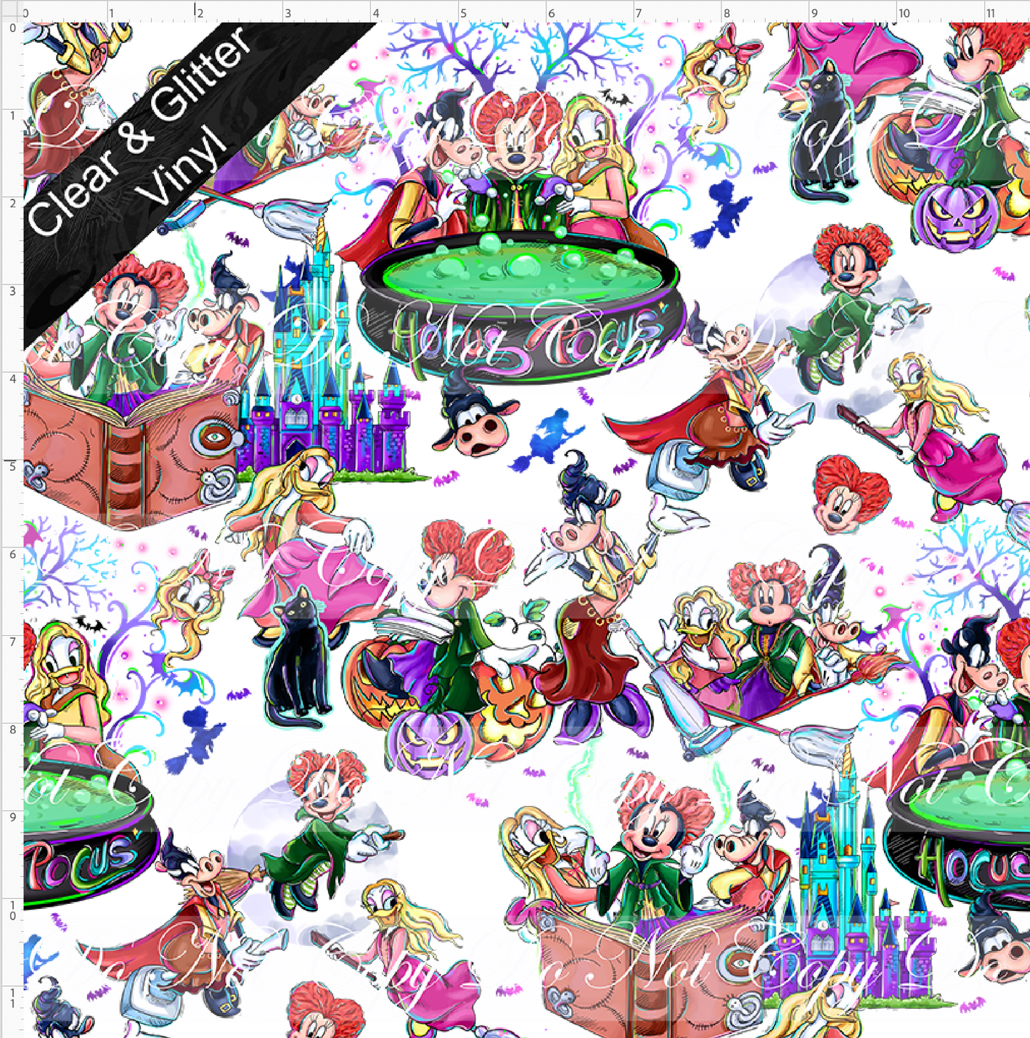 Spellbinding Sisters-Main-Regular Scale-CLEAR & GLITTER VINYL
