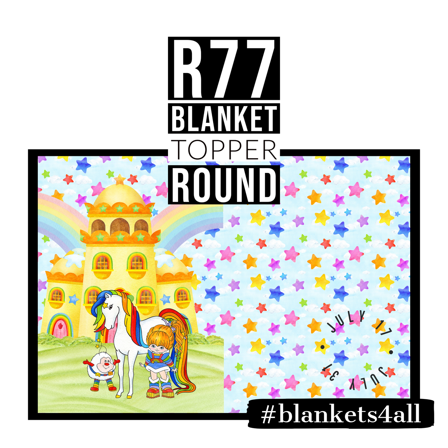 Sunshine Gang - Childrens Blanket Panel 58W x 36H