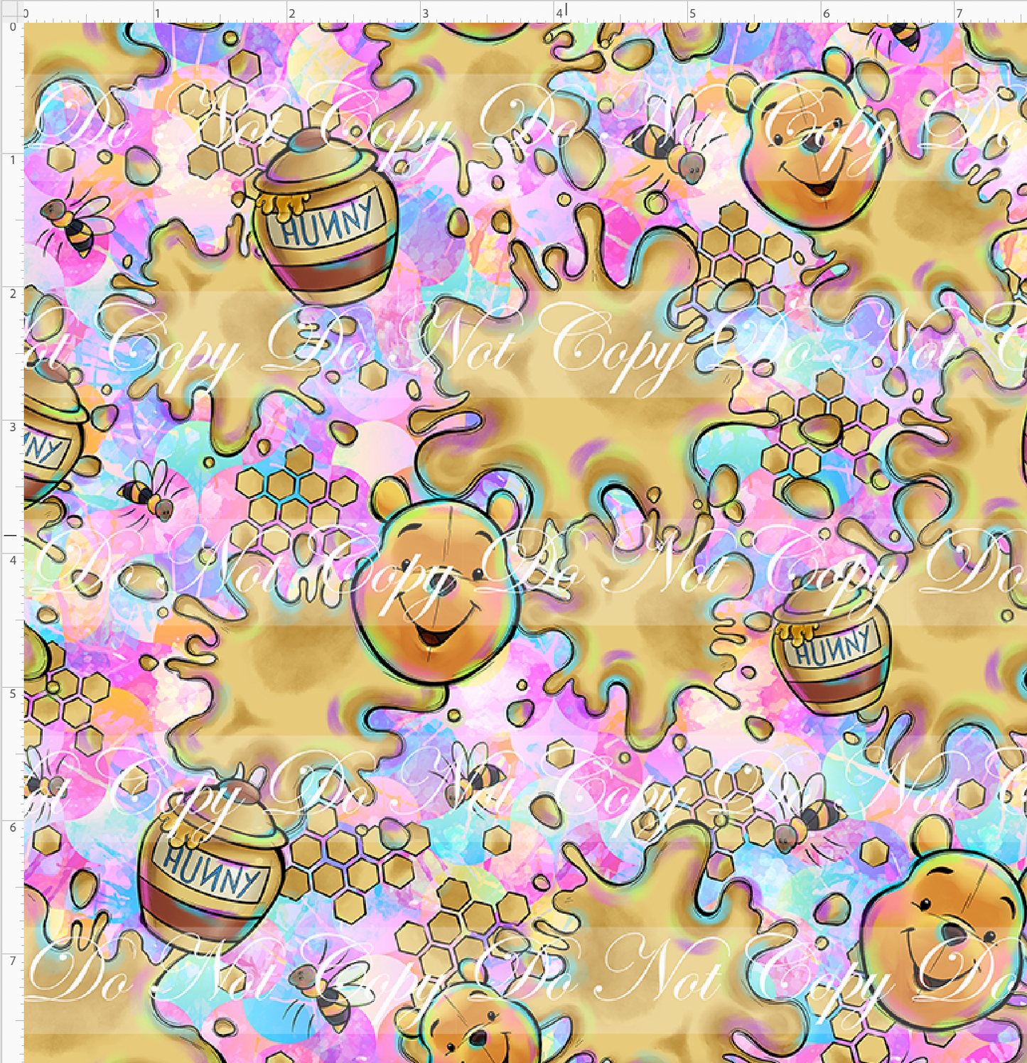 Sweet like hunny - Coordinate - Face and hunny - small scale