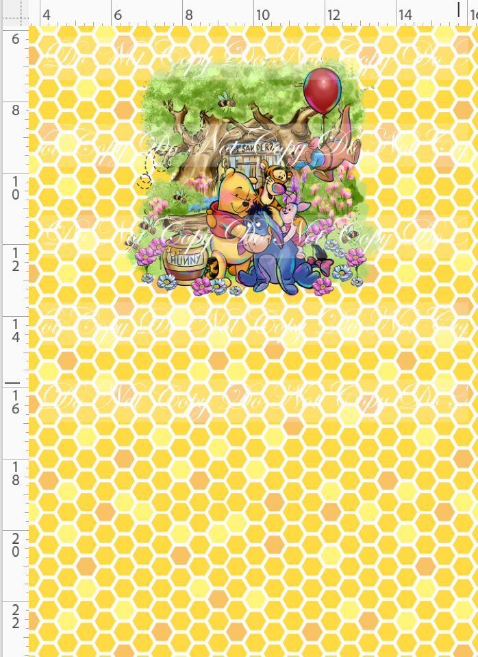 Sweet like hunny - panel - main 5 - yellow -child