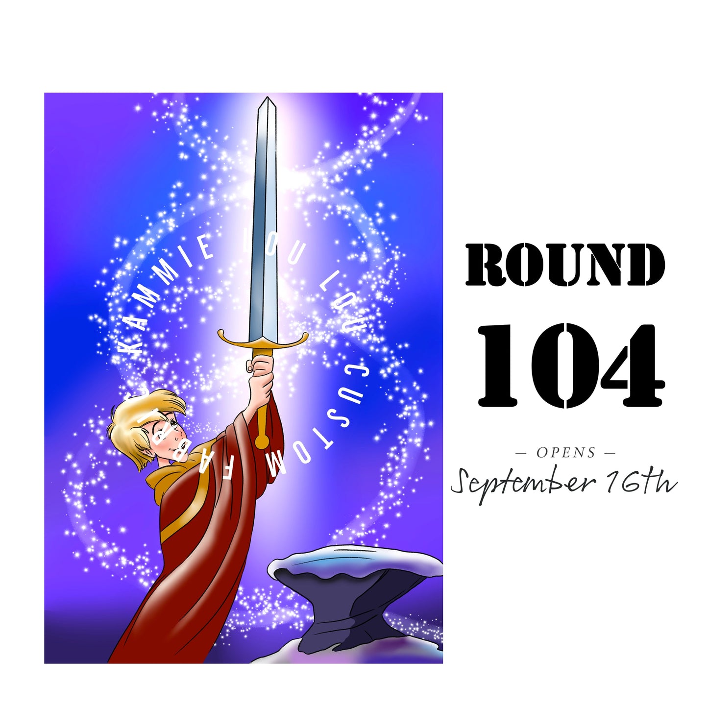 Sword - Full Size Blanket Panel 58W x 72H