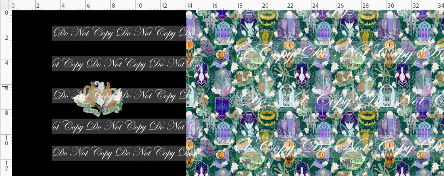 The shire-2nd Breakfast-Black-Bag Maker Roll-max of 6x4 graphic-small scale main