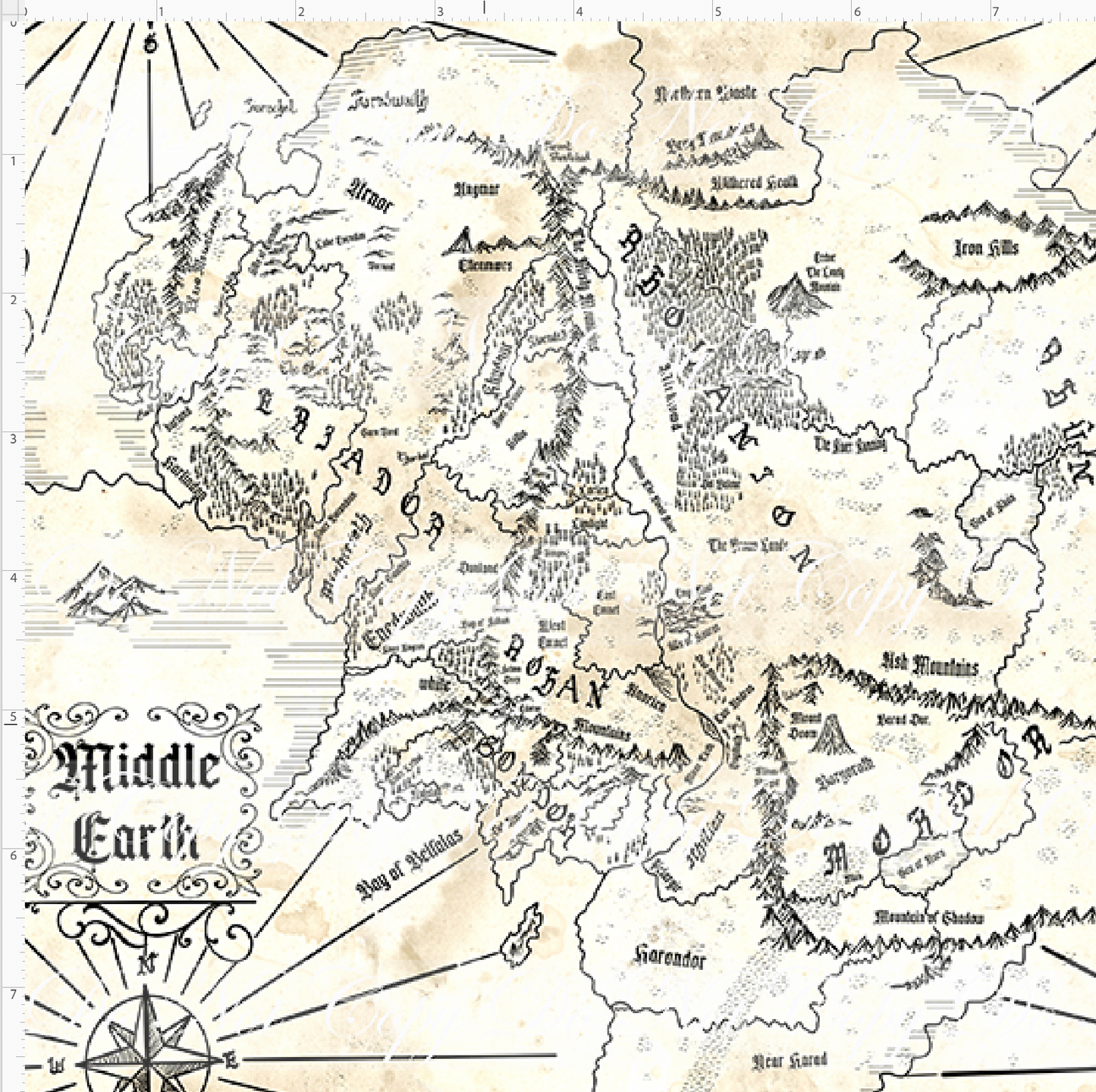 The shire-map-tan-small scale