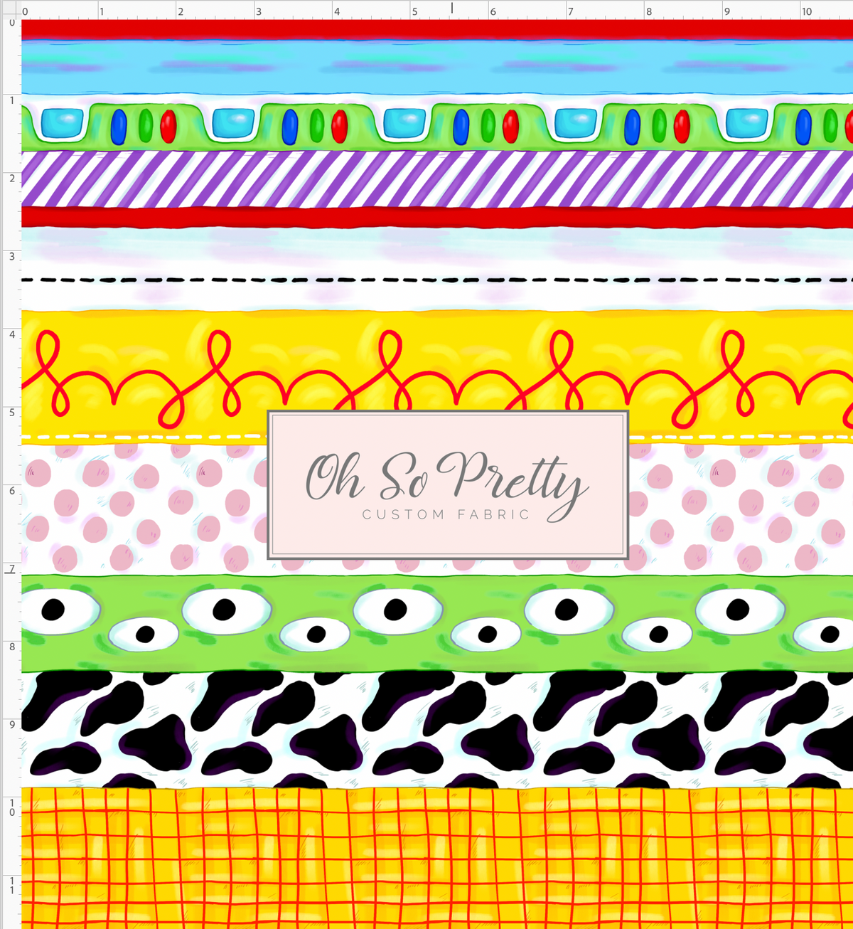 Toy Mania Land-Stripe-Regular Scale