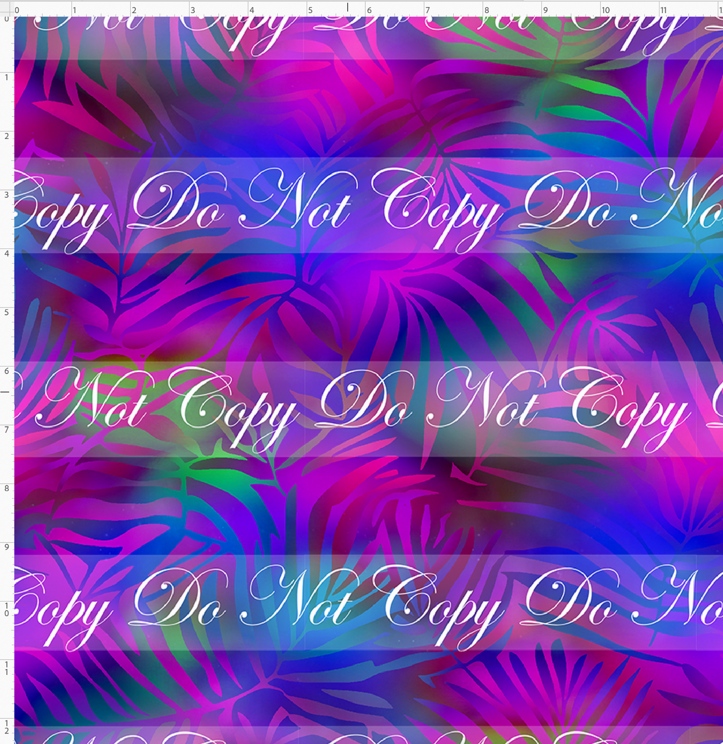 True Love's Kiss - purple blue green floral background