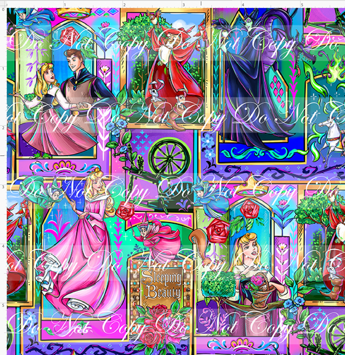 True Love's Kiss - stained glass window - small scale