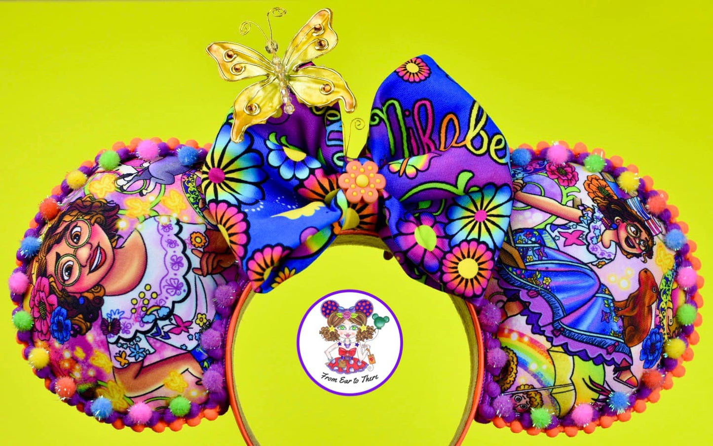 La Familia - Butterflies & Flowers - Blue