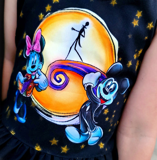 R119 Jack-O-Lantern - Panel - CHILD - Black