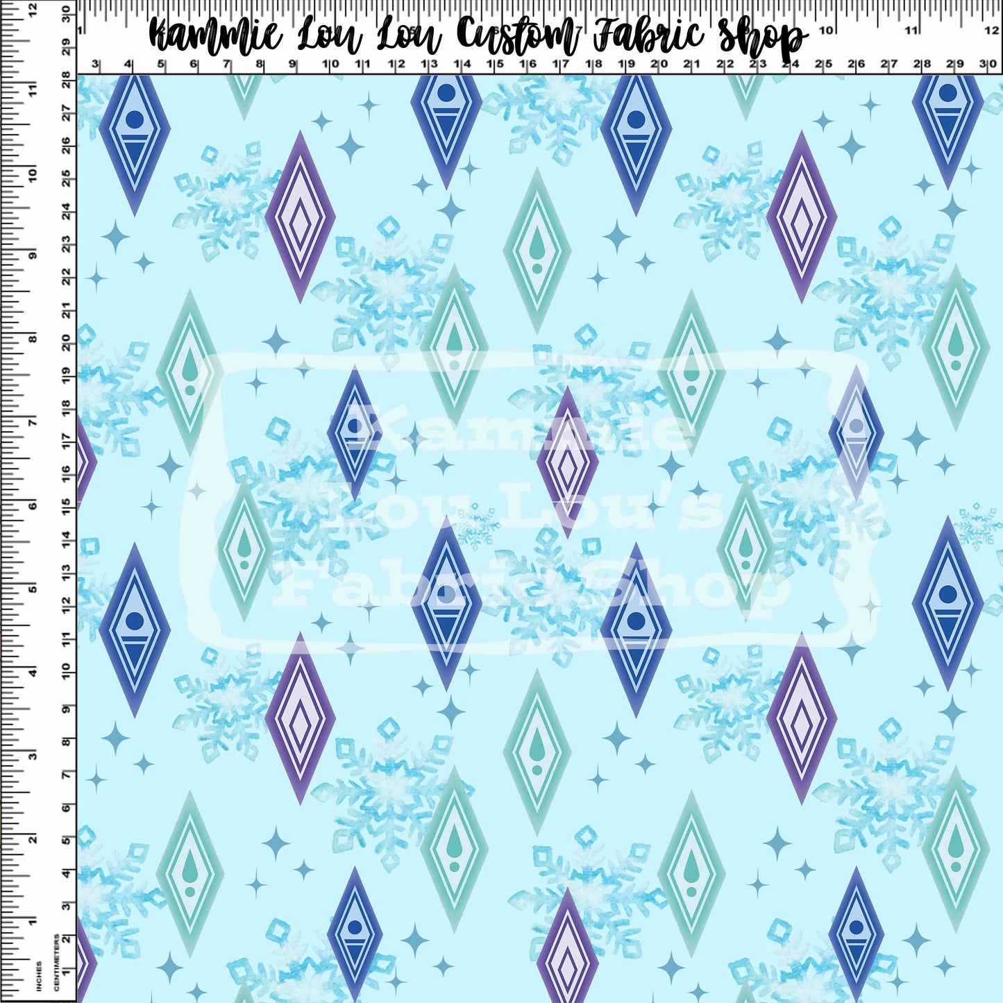 Vintage Princess Series - Frozen Sisters - Snowflakes