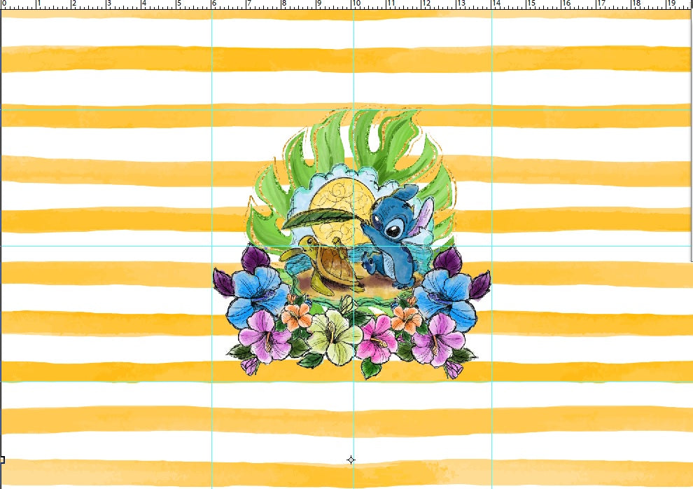 Ohana - Panel - Yellow Stripes - CHILD