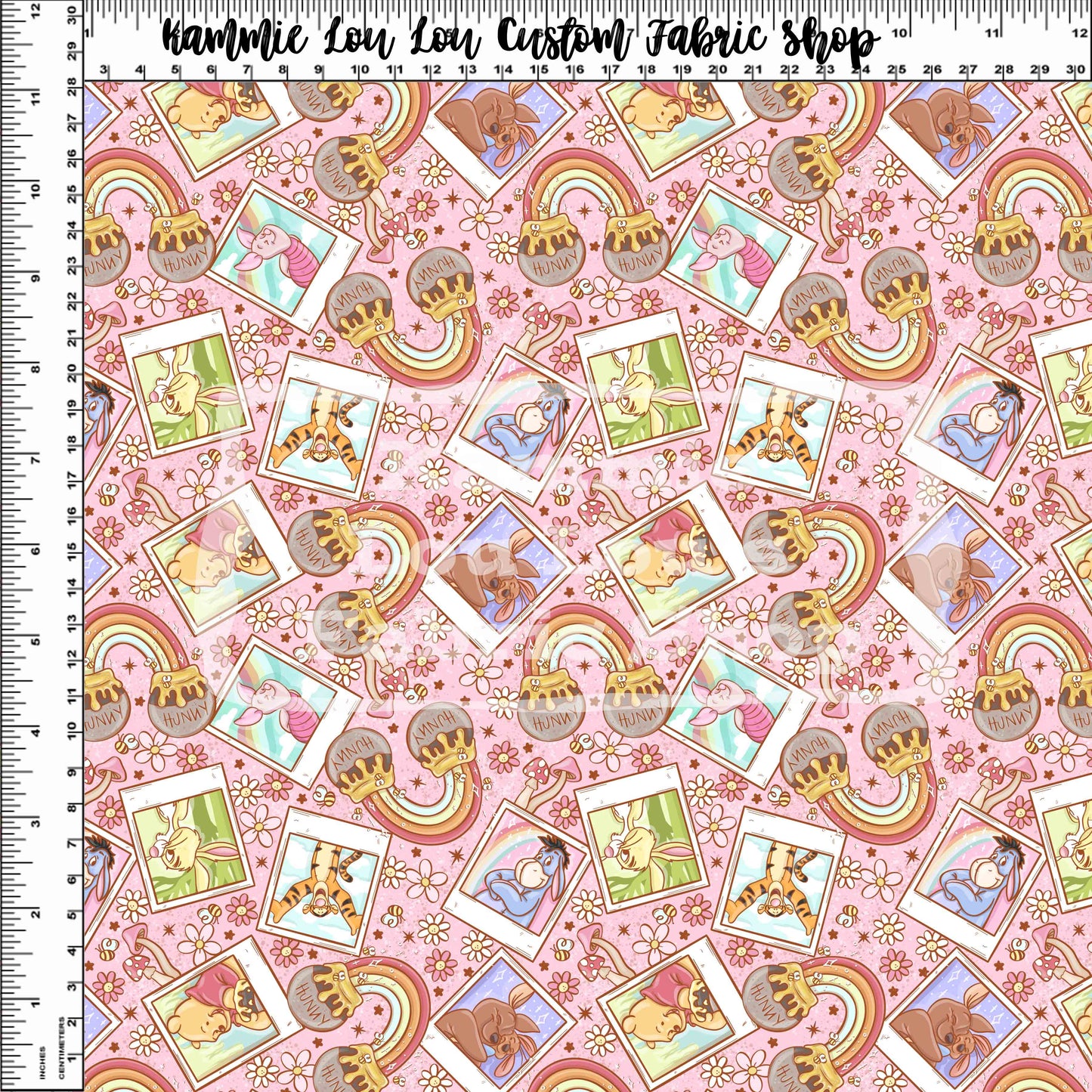 Bears Love Hunny - Small Scale - Pink