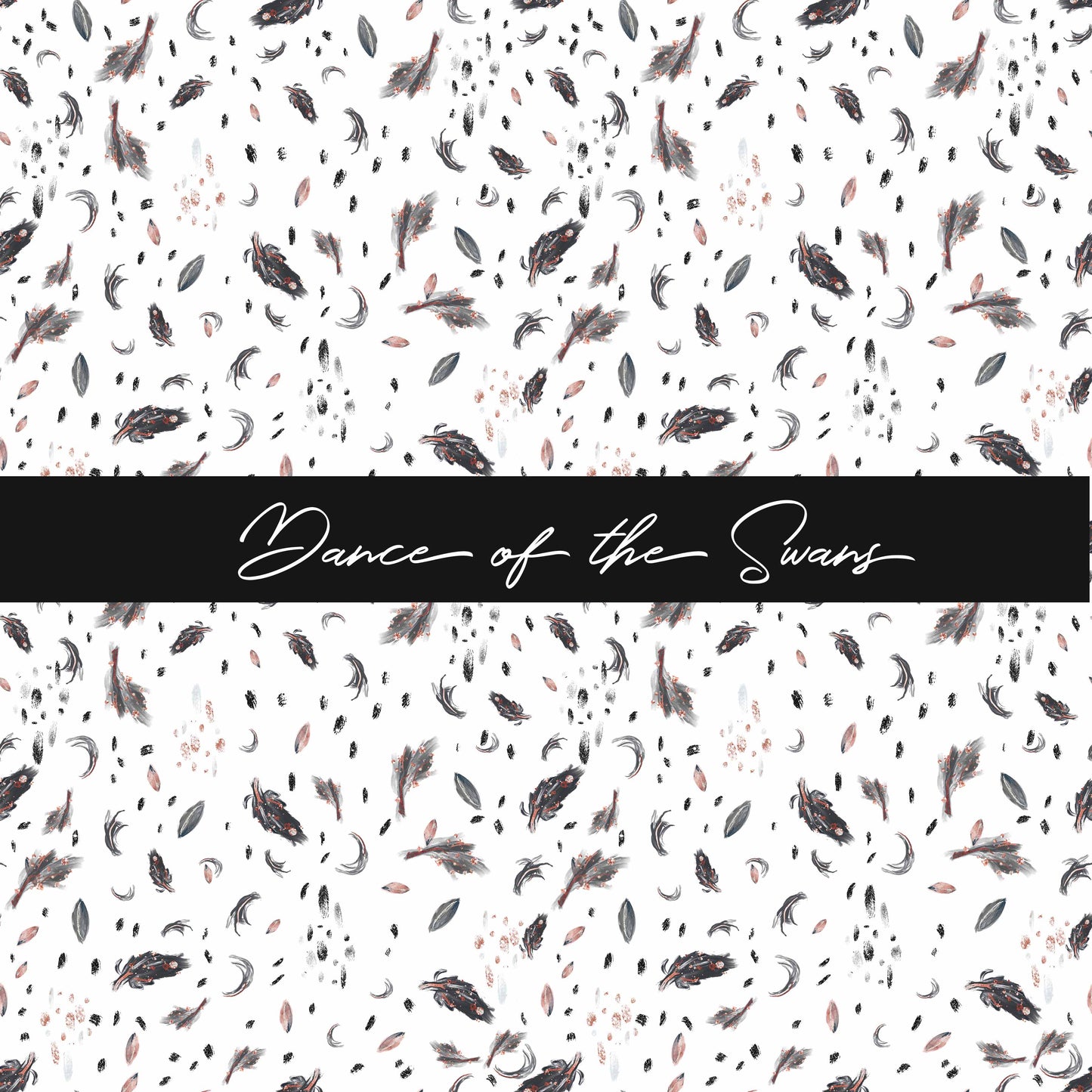 R108 Tiny Dancer Finale - Feathers on White