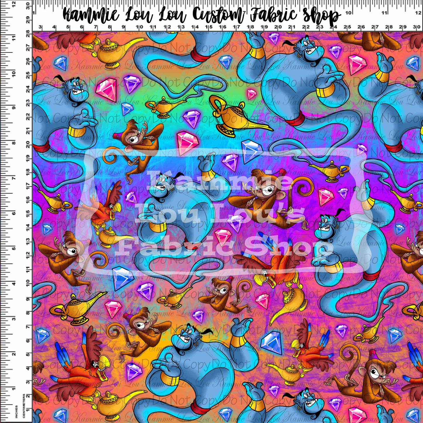 Carpet Ride - Genie - Rainbow - Regular Scale