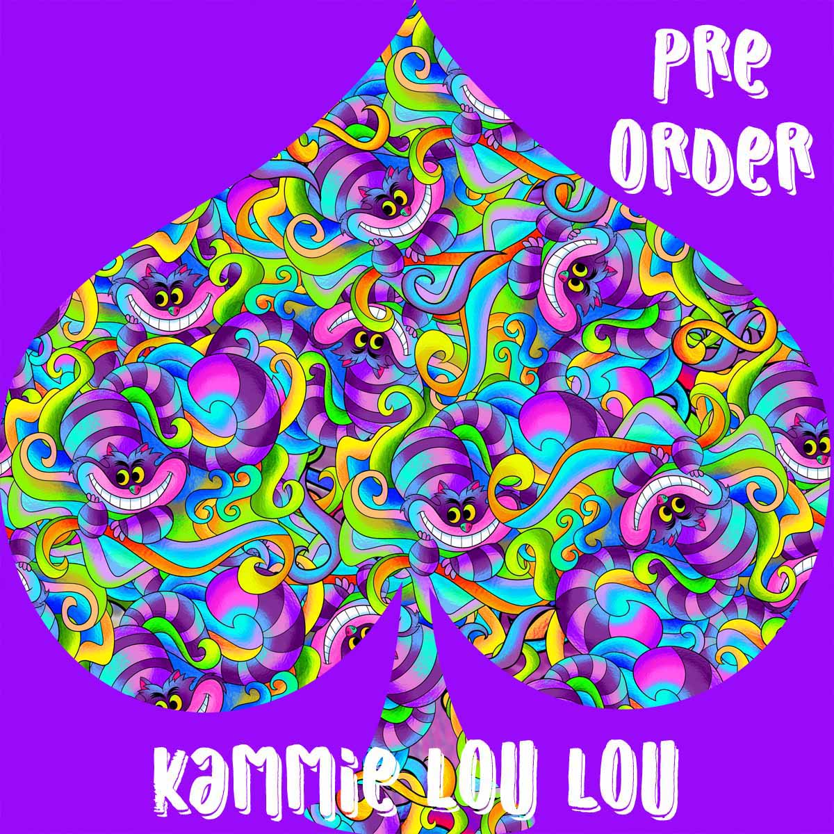 R115 Psychedelic Tea Party - Crazy Cat