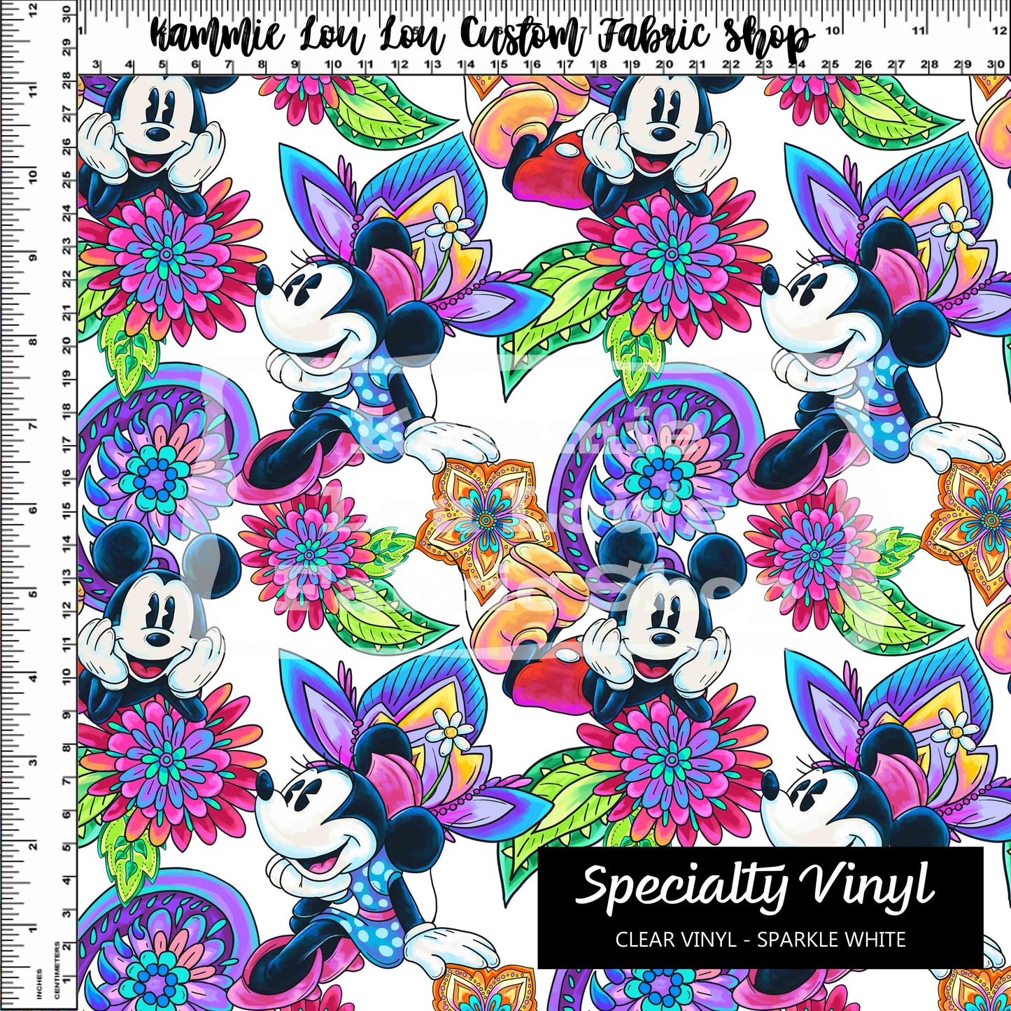 Paisley Mouse - Toss - Regular Scale - Specialty PVC 18" Roll