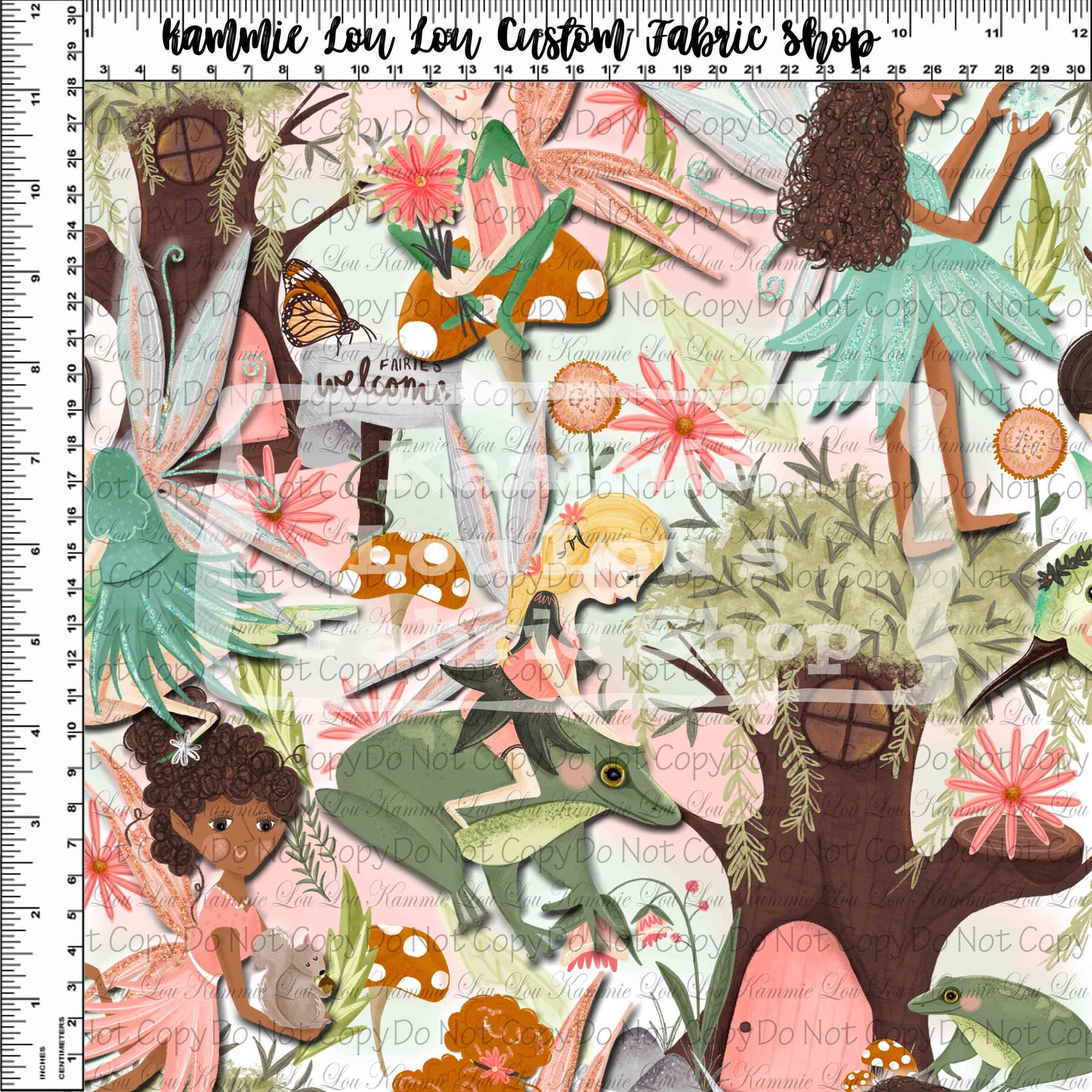 R118 Magical Fairy Garden - Main Toss - Regular Scale - Watercolor