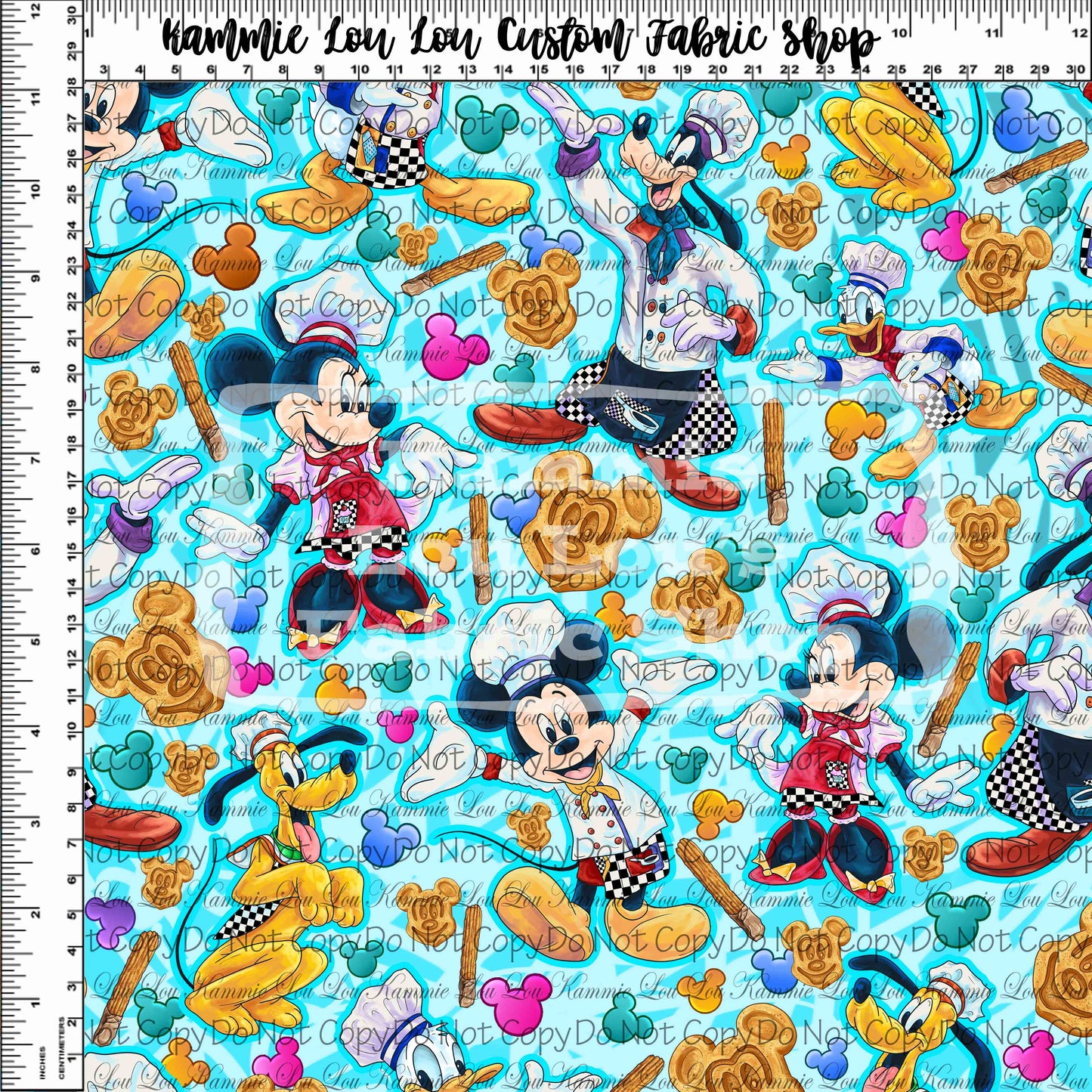 The Chef's Place - Main Design - Regular Scale - Light Teal
