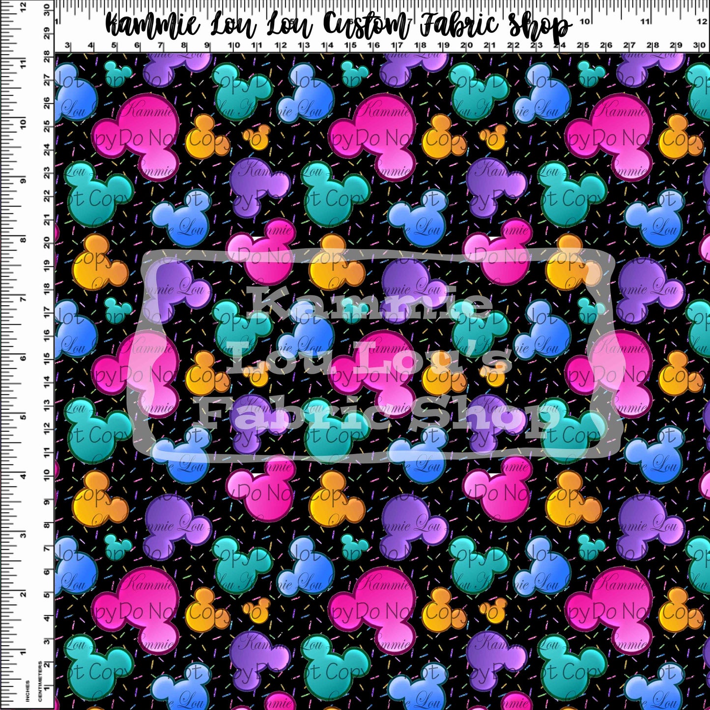 The Chef's Place - Sprinkle Silhouettes - Black
