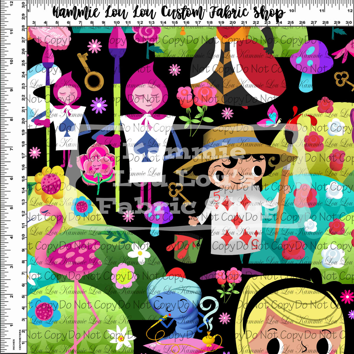 Wonderland - Main Toss - Large Scale - Black
