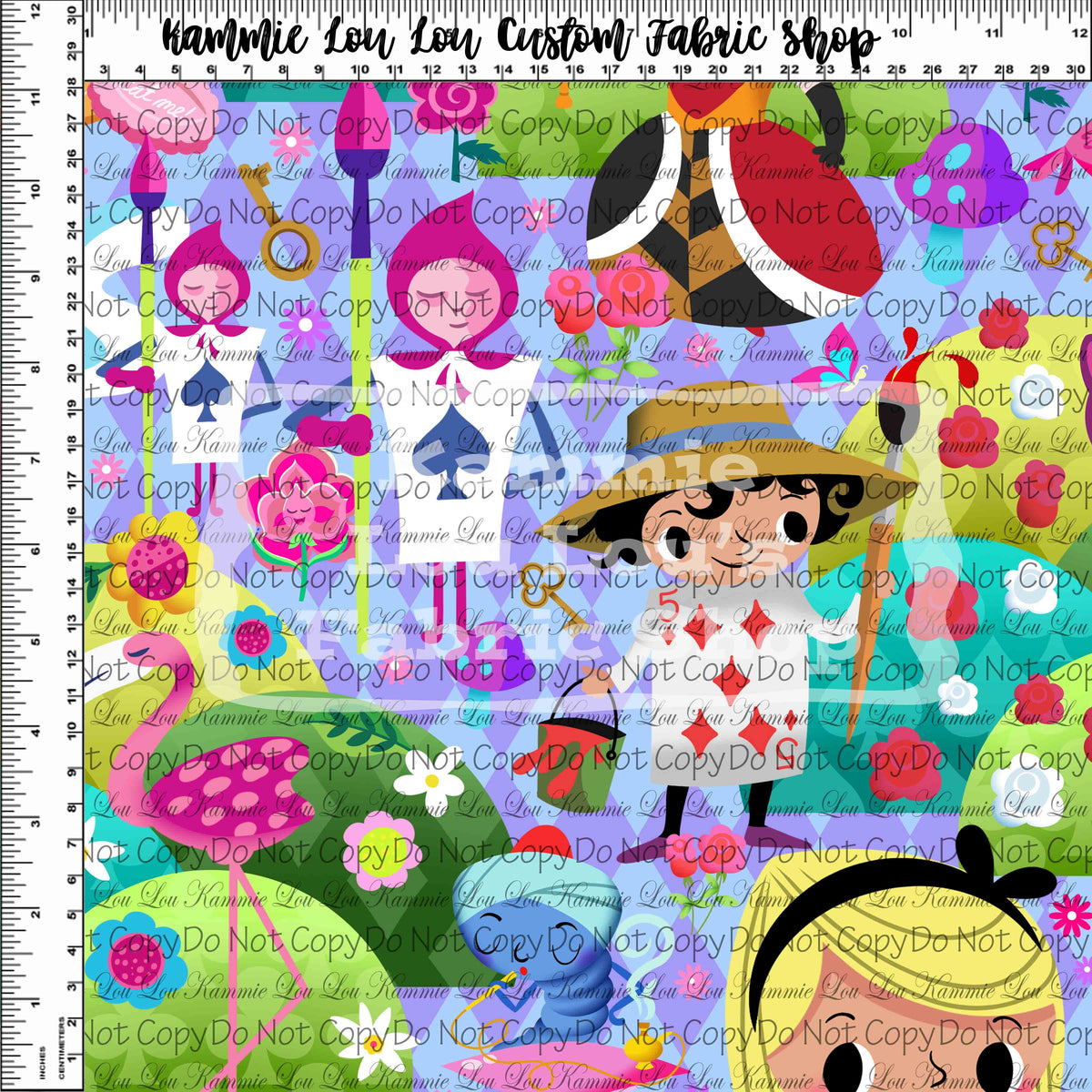 Wonderland - Main Toss - Large Scale - Blue