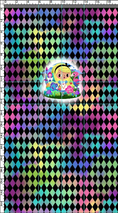 Wonderland - PANEL - BLK DIAMOND - CHILD