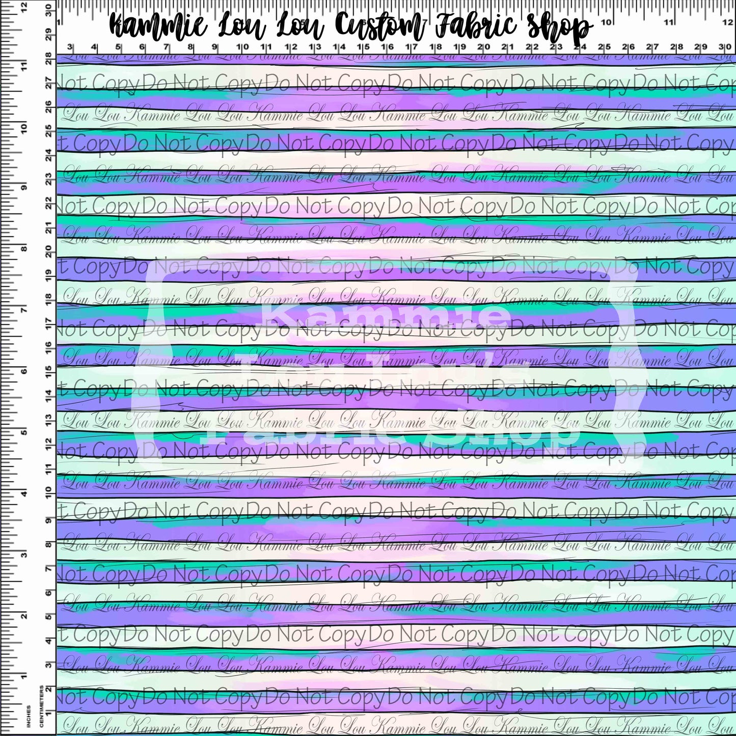 Hook & The Gator - Stripes - Teals