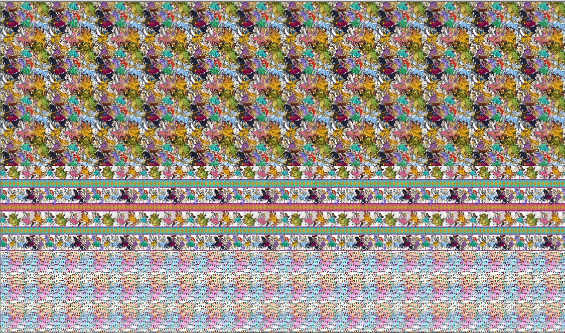 Carousel Dreams - Tiny Yard Rapport Panel 58W x 36H
