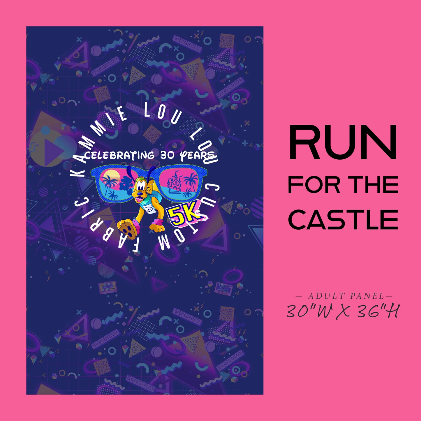 Run for the Castle - Marathon - Cheers to 30 years - Panel - ADULT - 5K