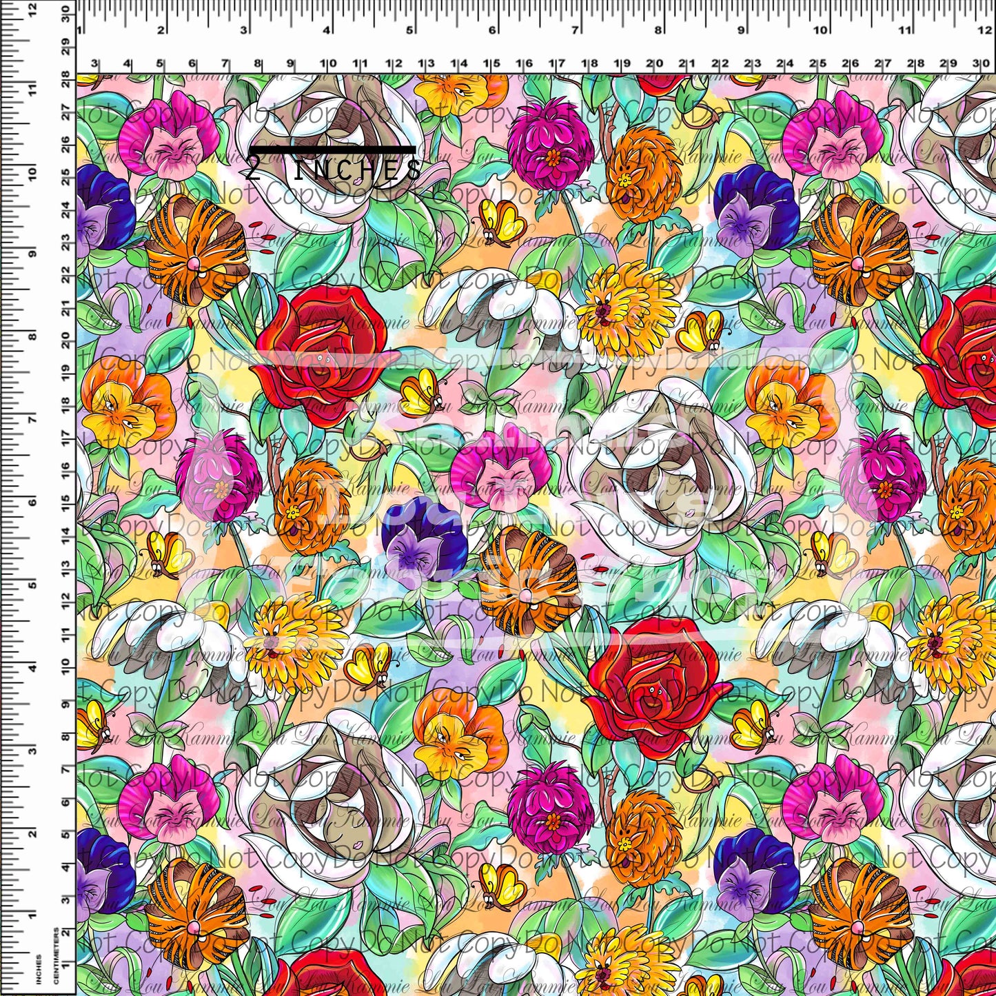 R74 Curiouser & Curiouser - Floral Small Scale