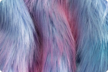 Essentials : MINKY - Multi Luxury Shag Fur Cotton Candy