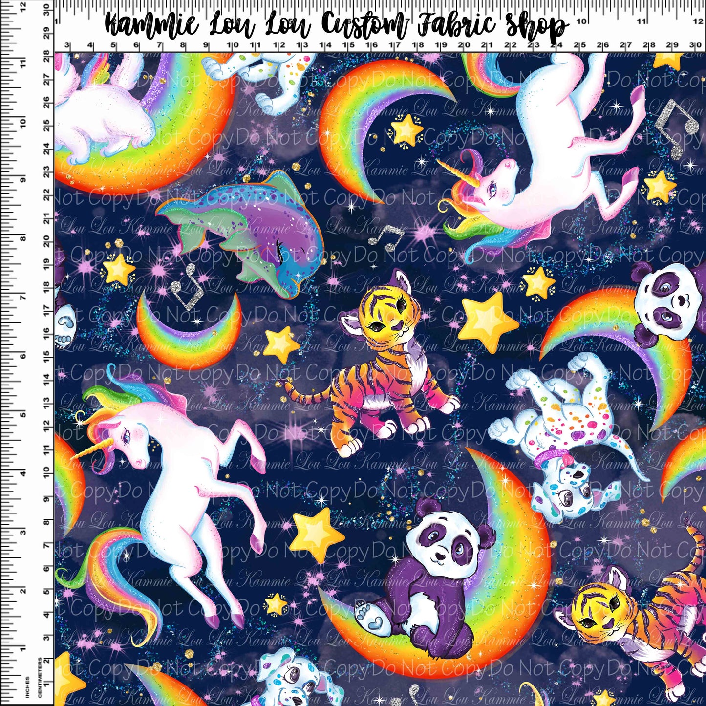 Rainbow Friends - Navy Toss - Rainbow Moons