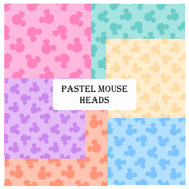 Pastel Mouse Heads - MST Collection