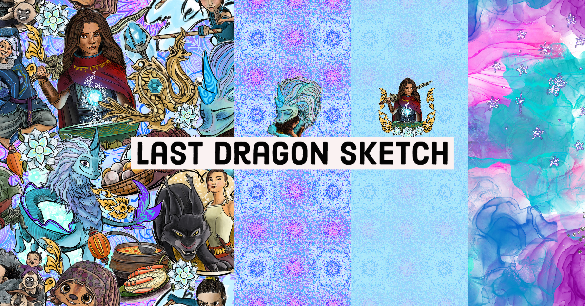 Last Dragon Sketch  - KLL Collection