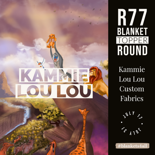 A King is Born - Full Size Blanket Panel 58W x 72H