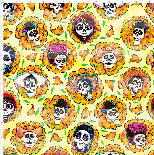ALways Remembered - Flower faces - yellow - regular scale
