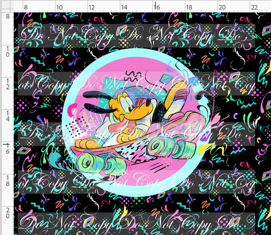 Artistic 80s-Panel-Black-Dog-adult