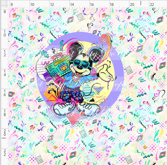 Artistic 80s-Panel-Light Pastel-Boy Mouse-adult