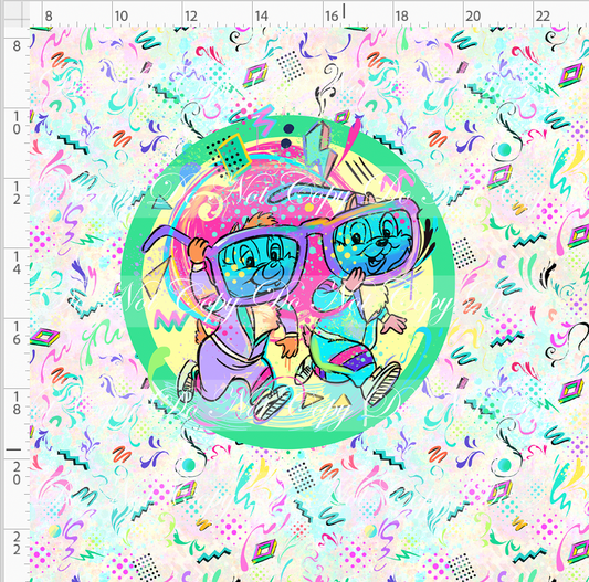 Artistic 80s-Panel-Light Pastel-Chipmunk-adult