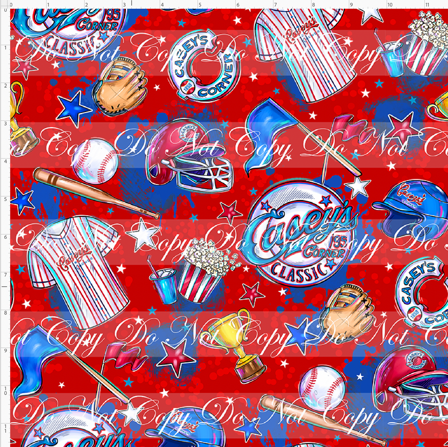 Baseball Dream Team - elements - red - regular scale