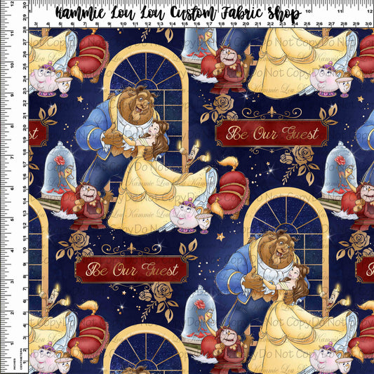 Be Our Guest - Main - Navy - Regular Scale