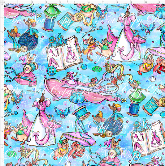 Before the spell breaks - mice - pastel - regular scale