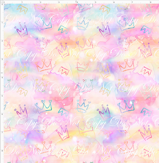 Beneath the Waves - Background - Pastel Rainbow - Regular Scale