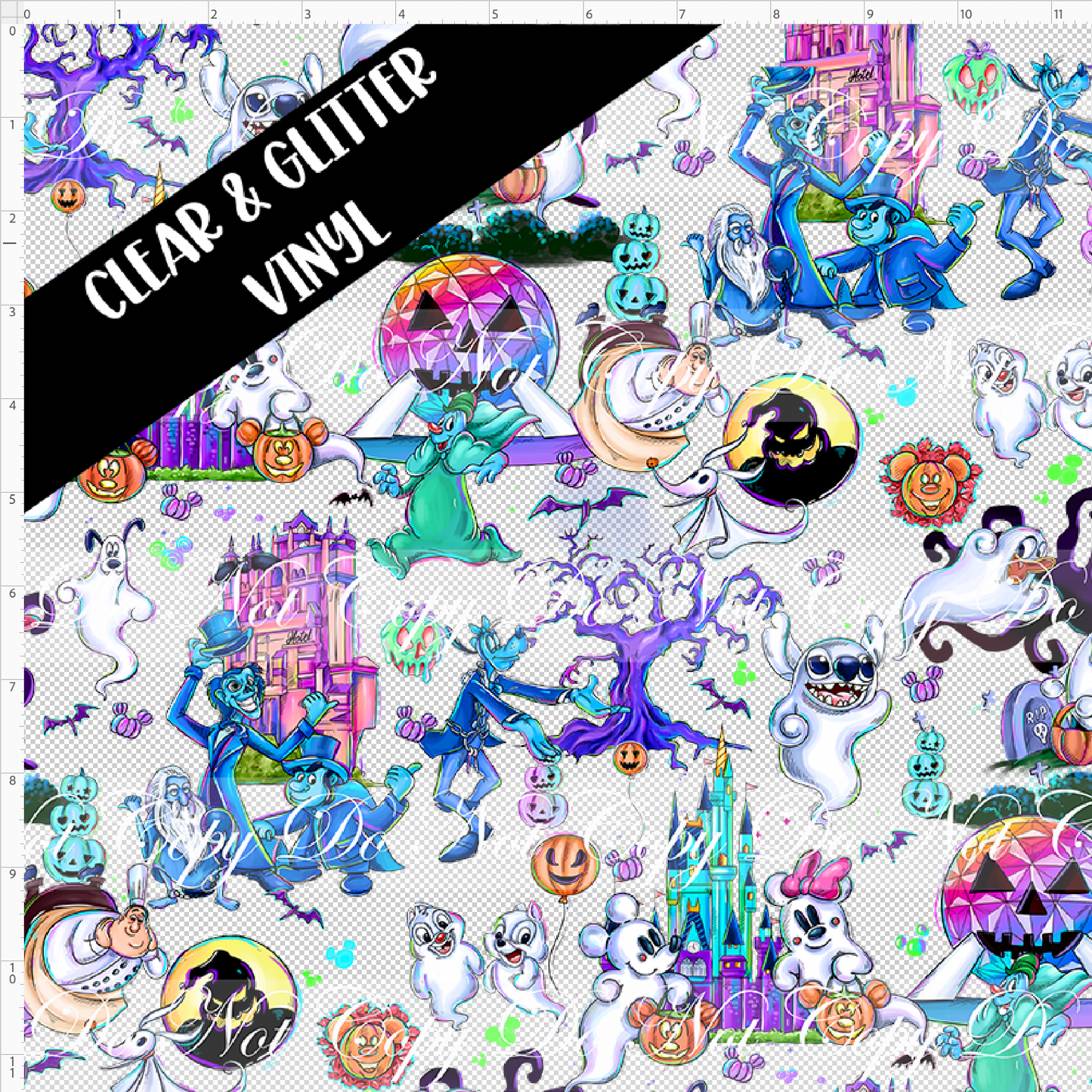 Boo-tiful Spirits-Main-Regular Scale-CLEAR & GLITTER VINYL