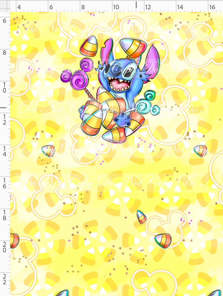 Candy Corn Friends-Panel-626-yellow-child