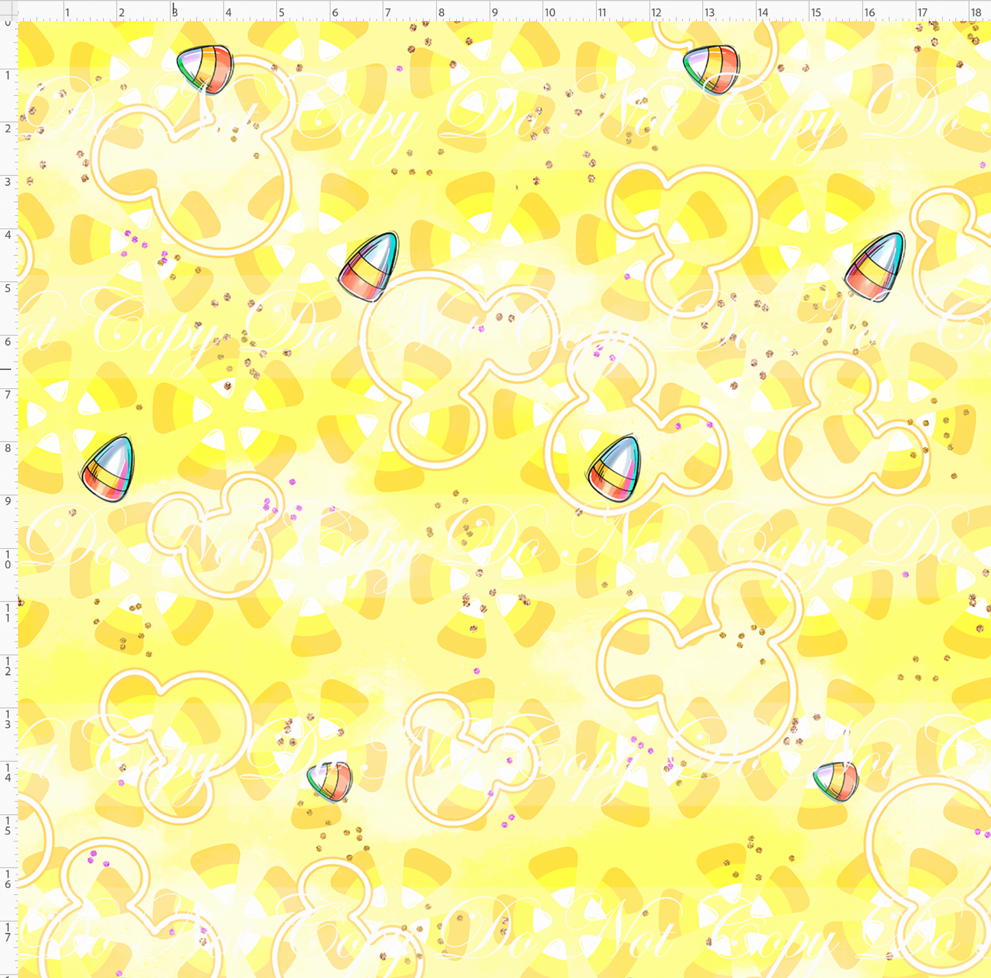 Candy Corn Friends-background-yellow
