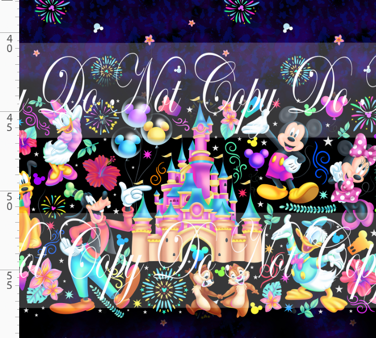 Castle Club - Double Border - Navy