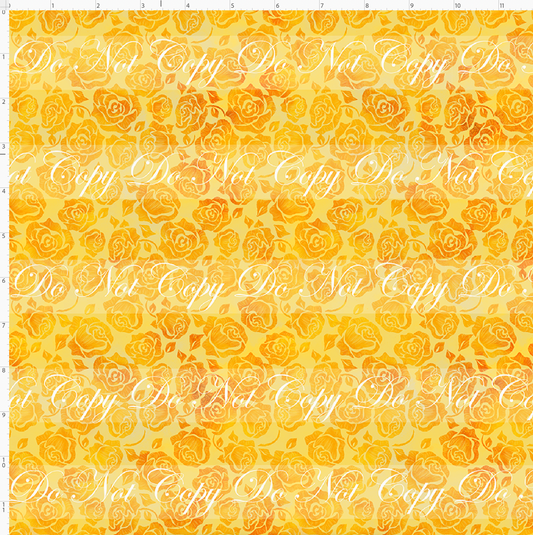 Castle of Roses - Background Roses- Yellow