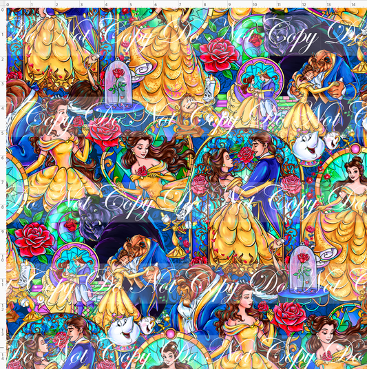 Castle of Roses - Main Design #3 - Dark Blue