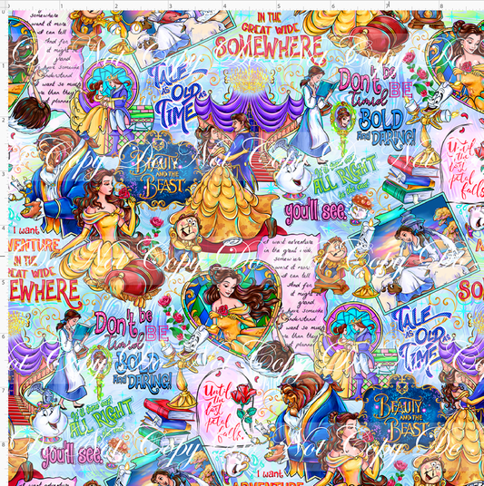 Castle of Roses - Words Coordinate - Light Blue